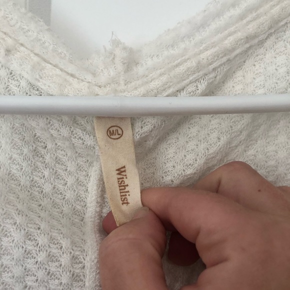 Wishlist button cardigan sweater thermal - Picture 3 of 4